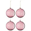 Image de Lot de 4 Boules de Noël "Lindsay" 12cm Rose