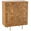 Image de Armoire 2 Portes sur Pied "Nino" 104cm Naturel