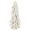 Image de Sapin de Noël à Poser "Bois Flotté" 70cm Blanc