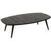 Image de Table Basse en Bois "Teck" 120cm Noir