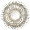 Image de Miroir Mural Déco "Soleil" 100cm Blanc