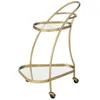 Image de Desserte 2 Niveaux Design "Leanor" 83cm Or