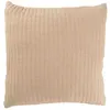 Image de Coussin Déco Lignes "Teddy" 45x45cm Beige