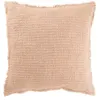 Image de Coussin Déco "Effiloché" 50x50cm Beige