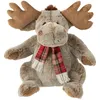 Image de Peluche Renne "Écharpe" 38cm Marron