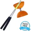 Image de Eureka! Rubber Diabolo met Aluminium Stokken - Oranje