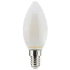 Image de Ampoule LED flamme TOLEDO Retro satiné 4,5 W 470 lm E14 - SYLVANIA - 0029482
