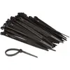 Image de Velleman, Collier de serrage, SET DE FILS NYLON - 4.6 mm x 120 mm - NOIR (100 pcs.) (Serre-câbles velcro, 120 mm, 100 pcs)