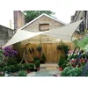 Image de VOILE SOLAIRE - CARRÉ - 3.6 x 3.6 m - COULEUR: CRÈME