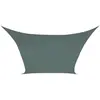 Image de Perel, Voile d'ombrage, VOILE DE SOLEIL - RECTANGULAIRE - 2 x 3 m - COULEUR : GRIS VERT (300 x 300 cm)