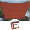 Image de Perel, Voile d'ombrage, VOILE DE SOLEIL - CARREAUX - 5 x 5 m - COULEUR : TERRACOTTA (500 x 500 cm)