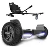 Image de GlidingShark Hoverboard Gyropode 8.5,Self-Balancing Scooter Hummer SUV, Bluetooth ,700W Noir +Hoverkart Noir