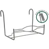 Image de Support Balcon Large - Garden Id - 35 X 18 Cm Anthracite - Crochets Sécurisés - Dimensions Pratiques - Robuste