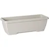 Image de Jardiniere - Garden Id Teramo - Blanc 60 Cm - Solidité - Réserve D'Eau Intégrée - Recyclé & 100% Recyclable - Volume Pour Plantes