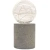 Image de Lampe De Table Solaire - Garden Id Nordic Light - Ø10 H19 Cm - Autonomie 6 A 8H - Bouton On/Off - Pile Aaa Rechargeable
