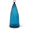 Image de Lanterne Solaire - Garden Id Blue Dome - Ø17 H40 Cm - Autonomie 6-8H -Bouton On/Off - Pile Aa Rechargeable.