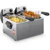 Image de Fritel friteuse à zone froide fr1355 duo, Friteuse, Argent, Gris