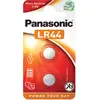 Image de Panasonic Micro-alcali LR44 (2 pcs, LR44, 120 mAh), Batteries + piles