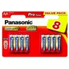 Image de Pack de 8 piles alcalines LR06 AA Panasonic Pro Power