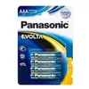 Image de Pack de 4 piles AAA Panasonic Evolta LR03 1.5 V