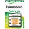 Image de Pack de 4 piles rechargeables Panasonic Evolta AA LR6