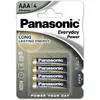 Image de Panasonic Le pouvoir au quotidien (4 pcs, AAA, 1460 mAh), Batteries + piles