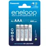 Image de Pack de 4 Piles rechargeables type LR03 AAA Panasonic Eneloop 800 mAh Gris