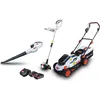 Image de Lot Todeuse a batterie 33cm fonction mulching + coupe-bordure + souffleur de feuilles 20V + 2 batteries 20v 2Ah TCB20V-2XLI2AF