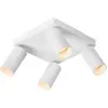 Image de Lucide, Spot de plafond, CLUBS - Spot de plafond - 4xGU10 - Blanc 09939/14/31 (GU10)