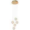 Image de Lucide, Suspension, CINTRA - Suspensions - Ø 32 cm - LED - 1x21W 2700K - Transparent 13499/22/60 (290 lm)