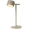 Image de Lucide, Lampe de table, GIAN - Tafellamp - LED Dimb. - 1x9W 2700K - Taupe (200 lm)