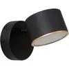 Image de Lucide, Plafonnier, GIAN - Wandlamp - LED Dimb. - 1x9W 2700K - Zwart (200 lm)