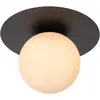Image de Lucide, Plafonnier, TRICIA - Plafonnier - Ø 25 cm - 1xE27 - Noir 79187/01/30 (E27)