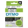 Image de Dymo 1 Cassette De Ruban D1 Largeur 12 Mm - Dymo