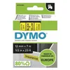 Image de Dymo 1 Cassette De Ruban D1 Largeur 12 Mm - Dymo