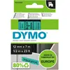 Image de Dymo, Ruban d'étiquetage, S0720590 (1.20 cm, Noir, Vert)