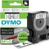 Image de Dymo, Ruban d'étiquetage, S0720830 Bande standard (1.90 cm, Blanc, Noir)