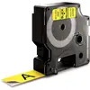 Image de Dymo, Ruban d'étiquetage, S0720880 Bande standard (1.90 cm, Jaune, Noir)