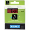 Image de Dymo, Ruban d'étiquetage, S0720970 Bande standard (2.40 cm, Noir)