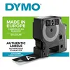 Image de DYMO D1 - Polyester - auto-adhésif - blanc sur noir - Rouleau (2,4 cm x 7 m) 1 cassette(s) bande d'étiquettes
