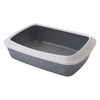 Image de Bac à litière avec rebord Savic Iriz 42 cm gris clair / blanc - pour chat