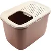 Image de Savic Hop In kattetoilet, champagne pink-tuscan red (Bac à litière fermé), Bac à litière pour chat