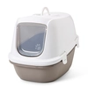 Image de Maison de toilette Savic Reina avec tamis gris / blanc - pour chat