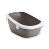 Image de Bac à litière Savic Simba avec tamis gris taupe / blanc - pour chat