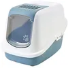 Image de VADIGRAN Maison de toilette Nestor Earth - 56x39x38,5 cm - Bleu - Pour chat