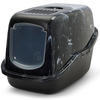 Image de Maison de toilette Savic Nestor Marble pour chat - noir / blanc marbré