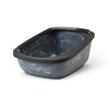 Image de Bac à litière Savic Aseo Jumbo Marble pour chat - gris marbré / noir