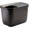 Image de Savic Kattenbak Hop In Marble Zwart / Goud - 58,8X39X39,5 Cm, Bac à litière pour chat