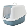 Image de Maison de toilette Savic Nestor XXL bleu-gris/ blanc - pour chat