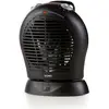 Image de Domo Souffleur d'air chaud DO7324F, Radiateur soufflant, Noir